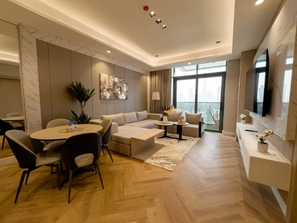 Vserve Elevate Your Stay with Stunning Skyline Views